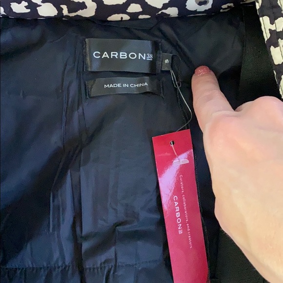 NWT Carbon 38 Shadow Lynx Puffer Jacket Small - Picture 7 of 9